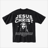 JESUS CHRIST REVELATION 17:14 OVERSIZED TEE - BLACK