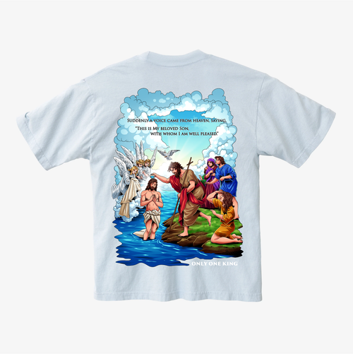 ARAMAIC THEOPHANY – THE BAPTISM OF JESUS - OVERSIZED SHIRT