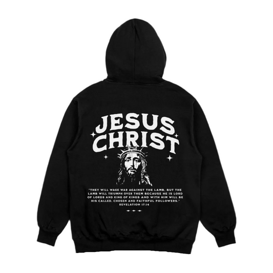 JESUS CHRIST REVELATION 17:14 HOODIE - BLACK