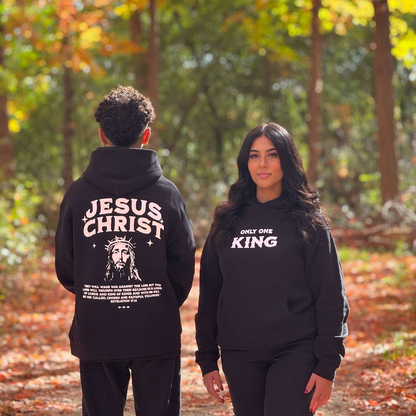 JESUS CHRIST REVELATION 17:14 HOODIE - BLACK