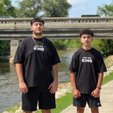 JESUS CHRIST REVELATION 17:14 OVERSIZED TEE - BLACK
