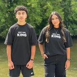 JESUS CHRIST REVELATION 17:14 OVERSIZED TEE - BLACK